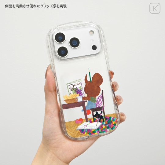Japan The Bear's School Crystal Clear iPhone 17 Pro Case - Study - 6