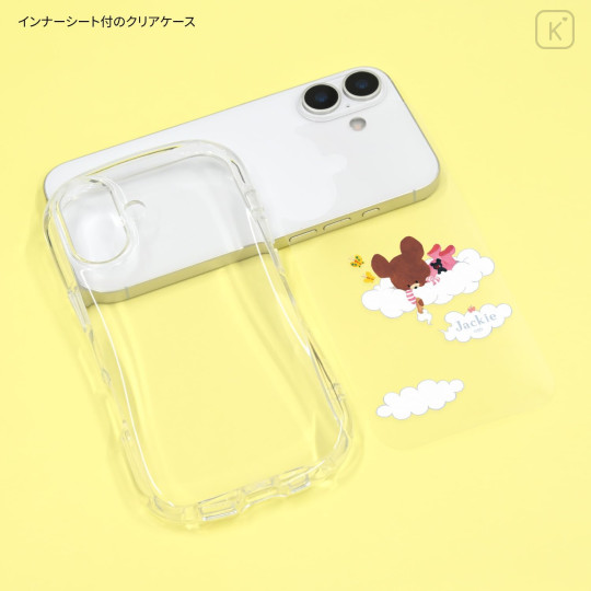 Japan The Bear's School Crystal Clear iPhone 17 Case - Cloud - 3