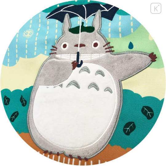 Japan Ghibli Gym Sack Knapsack Drawstring Backpack - My Neighbor Totoro : Raindrops - 3