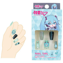 Japan Hatsune Miku Nail Tips - Mint