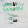 Japan Hatsune Miku Nail Tips - Mint - 2