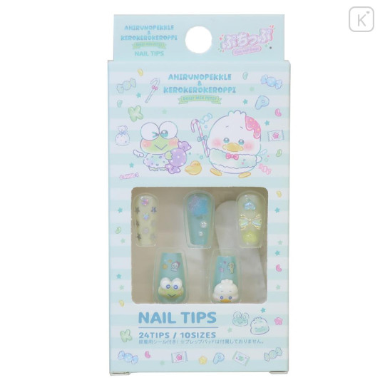 Japan Sanrio Nail Tips - Pekkle & Keroppi : Dolly Mix - 1
