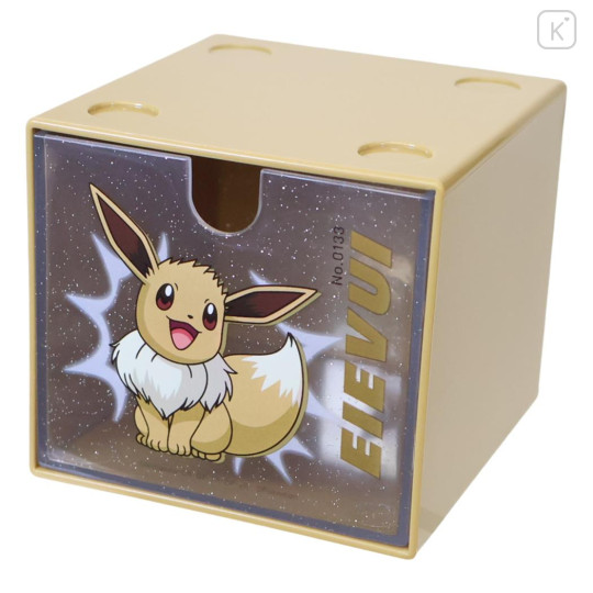 Japan Pokemon Stacking Chest Drawer - Eevee : Smash Color - 1