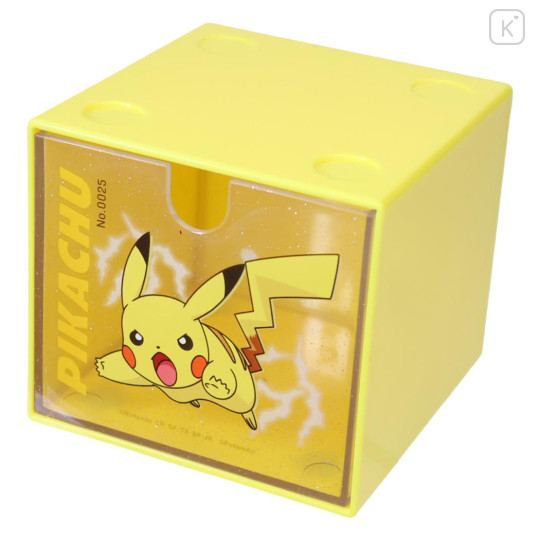 Japan Pokemon Stacking Chest Drawer - Pikachu : Smash Color - 1