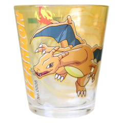Japan Pokemon Clear Acrylic Tumbler - Charizard : Smash Color