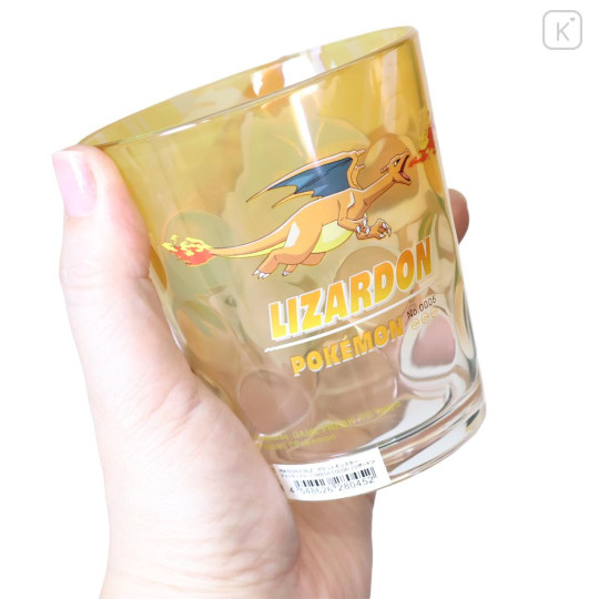 Japan Pokemon Clear Acrylic Tumbler - Charizard : Smash Color - 2