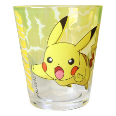 Japan Pokemon Clear Acrylic Tumbler - Pikachu : Smash Color