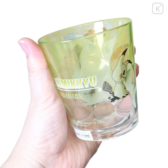Japan Pokemon Clear Acrylic Tumbler - Mimikyu : Smash Color - 2