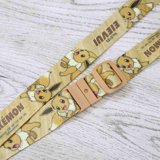 Japan Pokemon Neck Strap - Eevee : Smash Color - 2