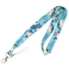 Japan Pokemon Neck Strap - Snorlax : Smash Color
