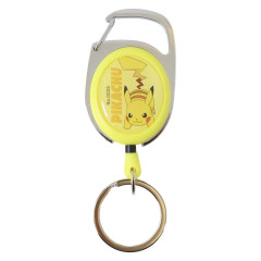 Japan Pokemon Carabiner with Reel - Pikachu : Smash Color