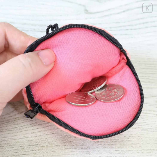 Japan Pokemon Mini Round Accessory Pouch - Eevee : Japanese Style Red - 3