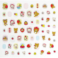 Japan San-X Original Deco Petit Sticker - Kiiroitori & Korilakkuma & Rilakkuma : Miracle Cute Strawberry - 2