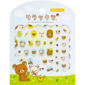 Japan San-X Original Deco Petit Sticker - Kiiroitori & Korilakkuma & Rilakkuma : Miracle Cute Clover - 1