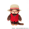 Japan Monchhichi × One Piece Plush Toy - Monchhichi-kun & Monkey D. Luffy - 1