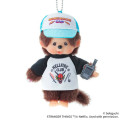 Japan Monchhichi × Stranger Things Plush Keychain - Monchhichi-kun : Hellfire Club - 1