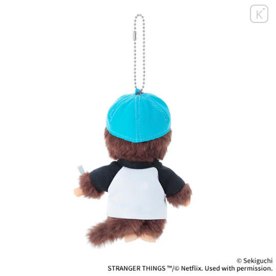 Japan Monchhichi × Stranger Things Plush Keychain - Monchhichi-kun : Hellfire Club - 3