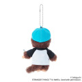 Japan Monchhichi × Stranger Things Plush Keychain - Monchhichi-kun : Hellfire Club - 3