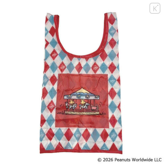 Japan Peanuts Plush Eco Bag - Woodstock : Amusement Park - 2