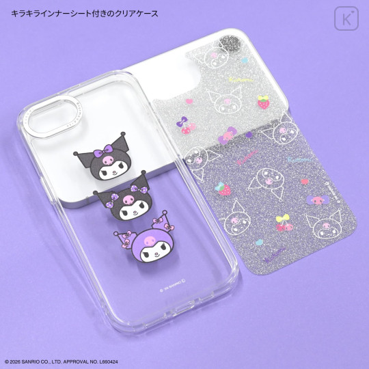 Japan Sanrio Camera Frame iPhone 17e / 16e Case - Kuromi - 3