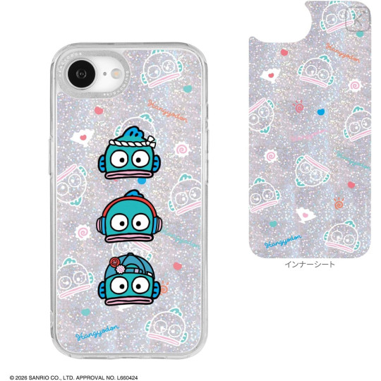 Japan Sanrio Camera Frame iPhone 17e / 16e Case - Hangyodon - 2