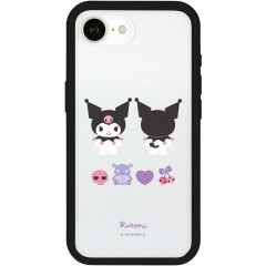 Japan Sanrio IIIIfit Plump Frame iPhone 17e / 16e Case - Kuromi