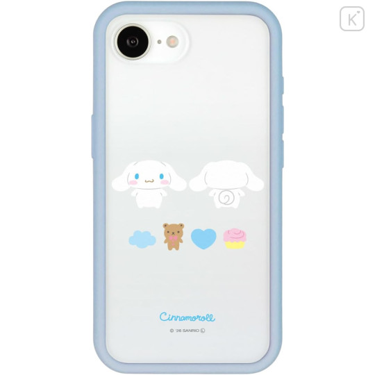 Japan Sanrio IIIIfit Plump Frame iPhone 17e / 16e Case - Cinnamoroll - 1