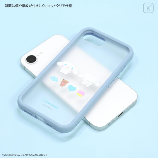Japan Sanrio IIIIfit Plump Frame iPhone 17e / 16e Case - Cinnamoroll - 2