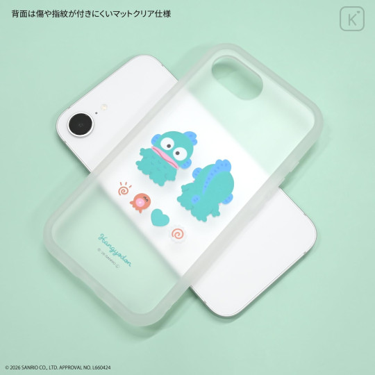 Japan Sanrio IIIIfit Plump Frame iPhone 17e / 16e Case - Hangyodon - 2