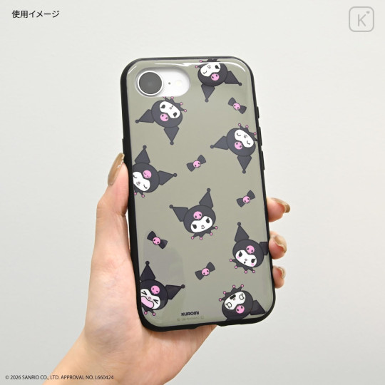 Japan Sanrio IIIIfit iPhone 17e / 16e Case - Kuromi - 4