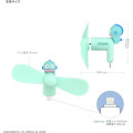 Japan Sanrio Lightning Mini Cool Fan - Hangyodon - 2