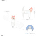 Japan Chiikawa USB Type-C Mini Cool Fan - Furuhonya Kani-chan - 2
