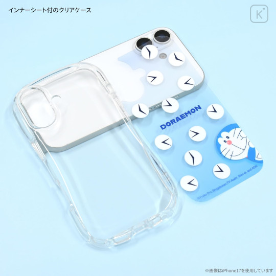 Japan Doraemon Crystal Clear iPhone 17 Pro Case - Doraemon : Time Cloth - 3