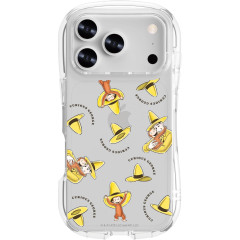 Japan Curious George Crystal Clear iPhone 17 Pro Case - Hat