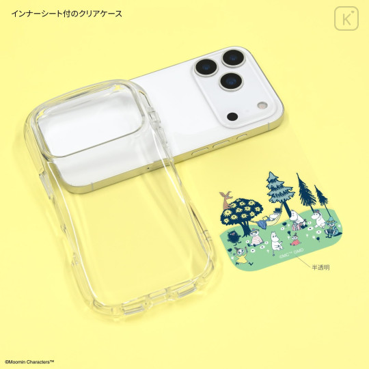 Japan Moomin Crystal Clear iPhone 17 Pro Case - Picnic - 3