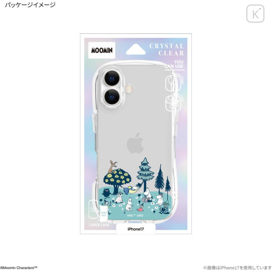 Japan Moomin Crystal Clear iPhone 17 Pro Case - Picnic - 7