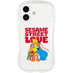 Japan Sesame Street Crystal Clear iPhone 17 Case - Love