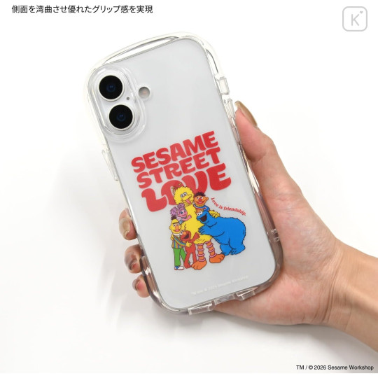 Japan Sesame Street Crystal Clear iPhone 17 Case - Love - 6