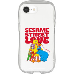 Japan Sesame Street Crystal Clear iPhone 17e / 16e Case - Love