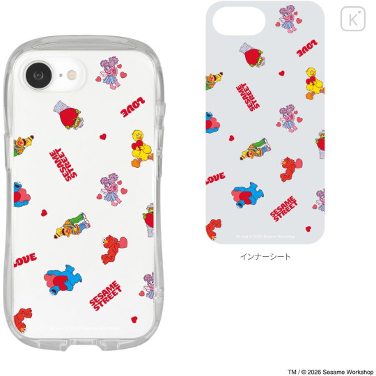 Japan Sesame Street Crystal Clear iPhone 17e / 16e Case - 2