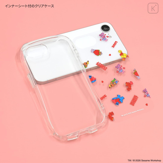 Japan Sesame Street Crystal Clear iPhone 17e / 16e Case - 3