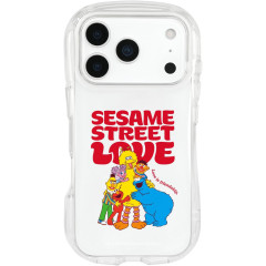 Japan Sesame Street Crystal Clear iPhone 17 Pro Case - Love