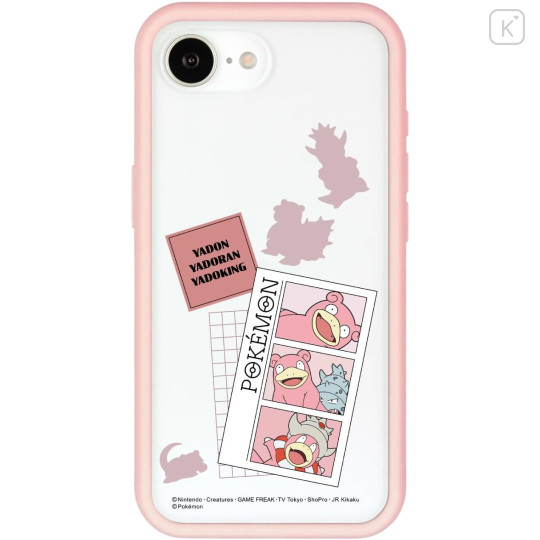 Japan Pokemon IIIIfit Plump Frame iPhone 17e / 16e Case - Slowpoke & Slowbro & Slowking - 1