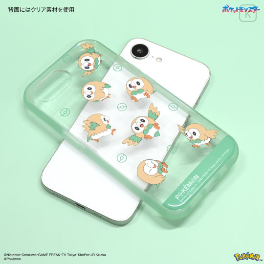 Japan Pokemon IIIIfit Clear iPhone 16e / 17e Case - Rowlet - 2