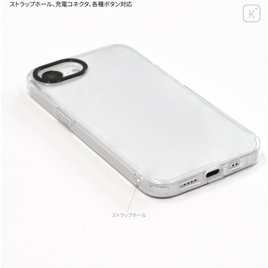 Japan Pokemon Camera Frame iPhone 17e / 16e Case - Bulbasaur & Charmander & Squirtle : White - 5