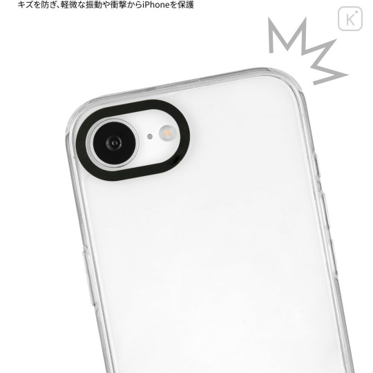 Japan Pokemon Camera Frame iPhone 17e / 16e Case - Bulbasaur & Charmander & Squirtle : White - 6