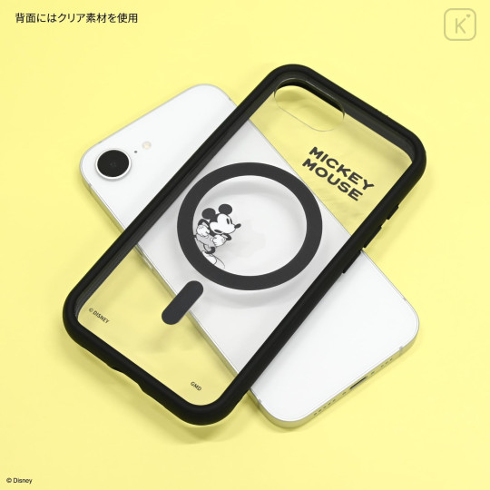 Japan Disney IIIIfit Plump Frame iPhone 17e / 16e Case with MagSafe - Mickey - 2