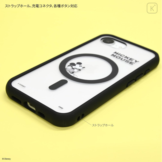 Japan Disney IIIIfit Plump Frame iPhone 17e / 16e Case with MagSafe - Mickey - 3