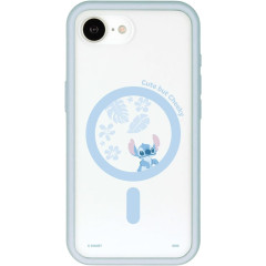 Japan Disney IIIIfit Plump Frame iPhone 17e / 16e Case with MagSafe - Stitch