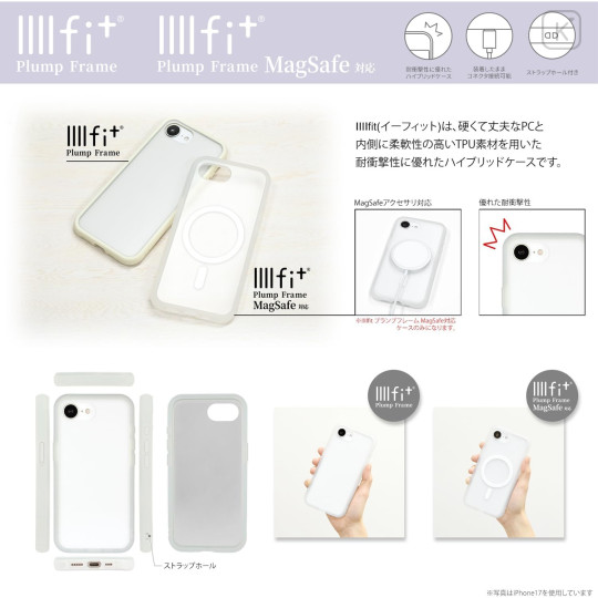 Japan Disney IIIIfit Plump Frame iPhone 17e / 16e Case - Mickey - 7